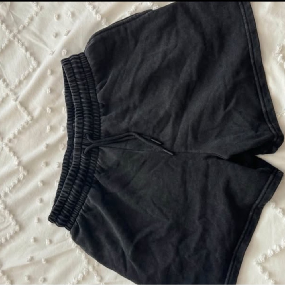Black Drawstring Shorts